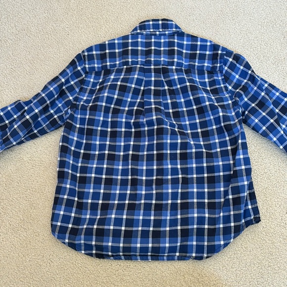 Ralph Lauren boy size 3/3T blue long sleeve button-down - Picture 5 of 6
